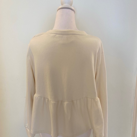 Joe Fresh by Jillian Harris White Peplum Top – Size S – Feminine Fit - Picture 3 of 7